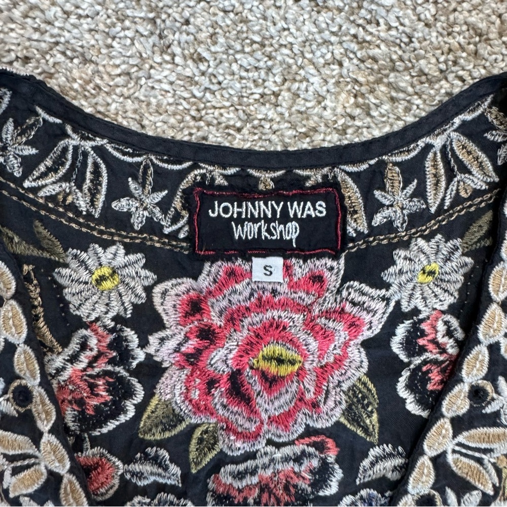 JOHNNY WAS Tunic Size S - Picture 2 of 5